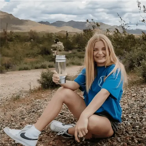Aquafusion Hydrogen Water Bottle customer review Pauline